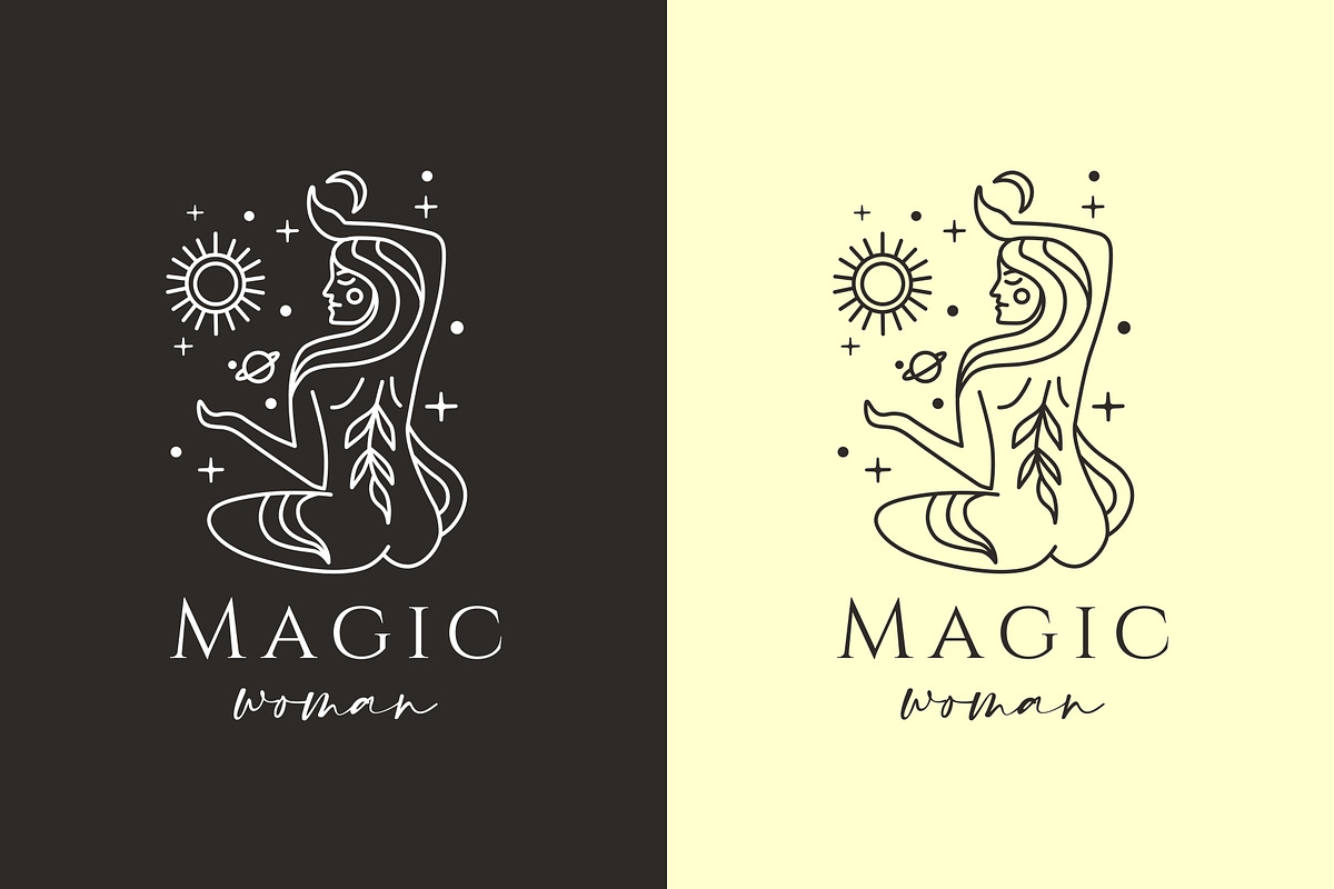 Magic Woman Feminine Celestial Pack, a Templates & Theme by Metrolinevision (Photo 4 of 12)