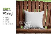 Country Rustic Pillow Mockup PSD, a Household Mockup by HaywireMedia & Mockups (Thumbnail 3 of 3)