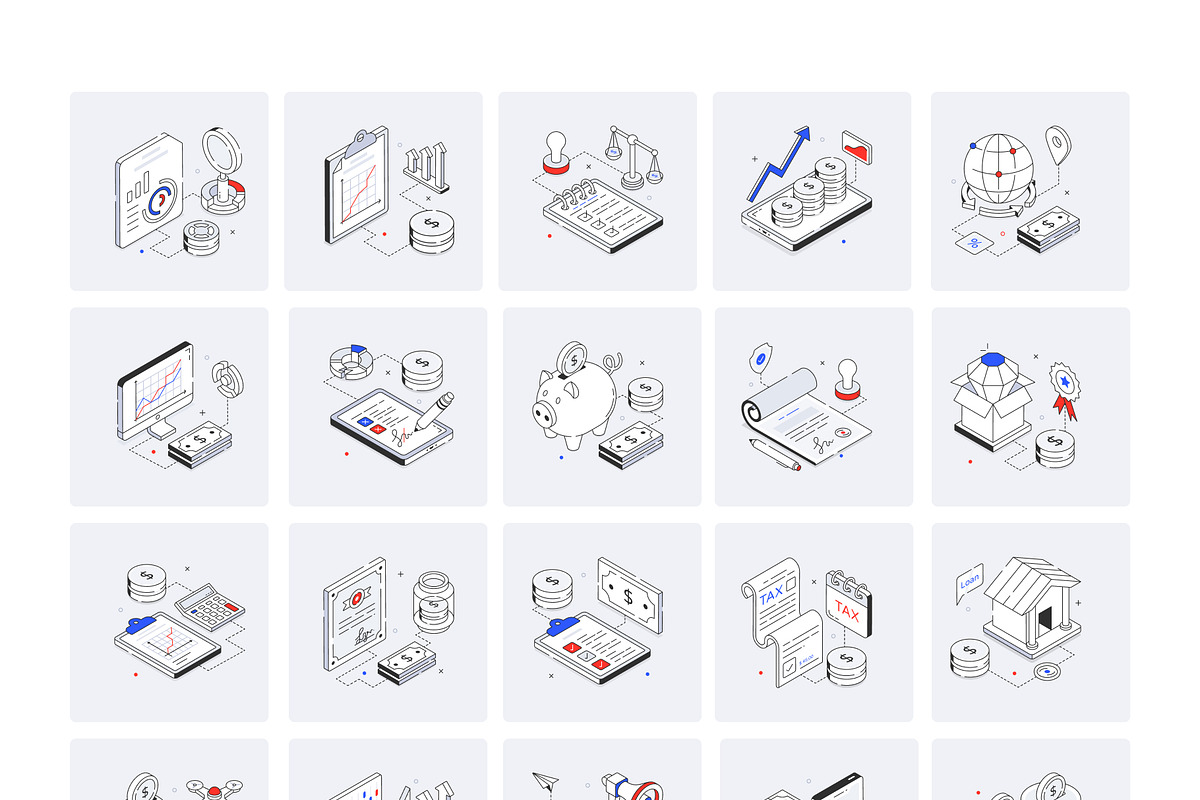 Animated Growth Icons, an Outline Icon by Vectors Market (Photo 6 of 7)