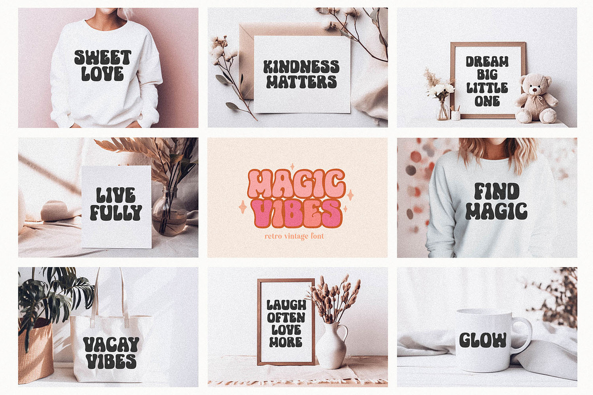 Awesome Retro Bundle - 8 Groovy Font, a Handwritten Font by BarcelonaShop (Photo 7 of 8)