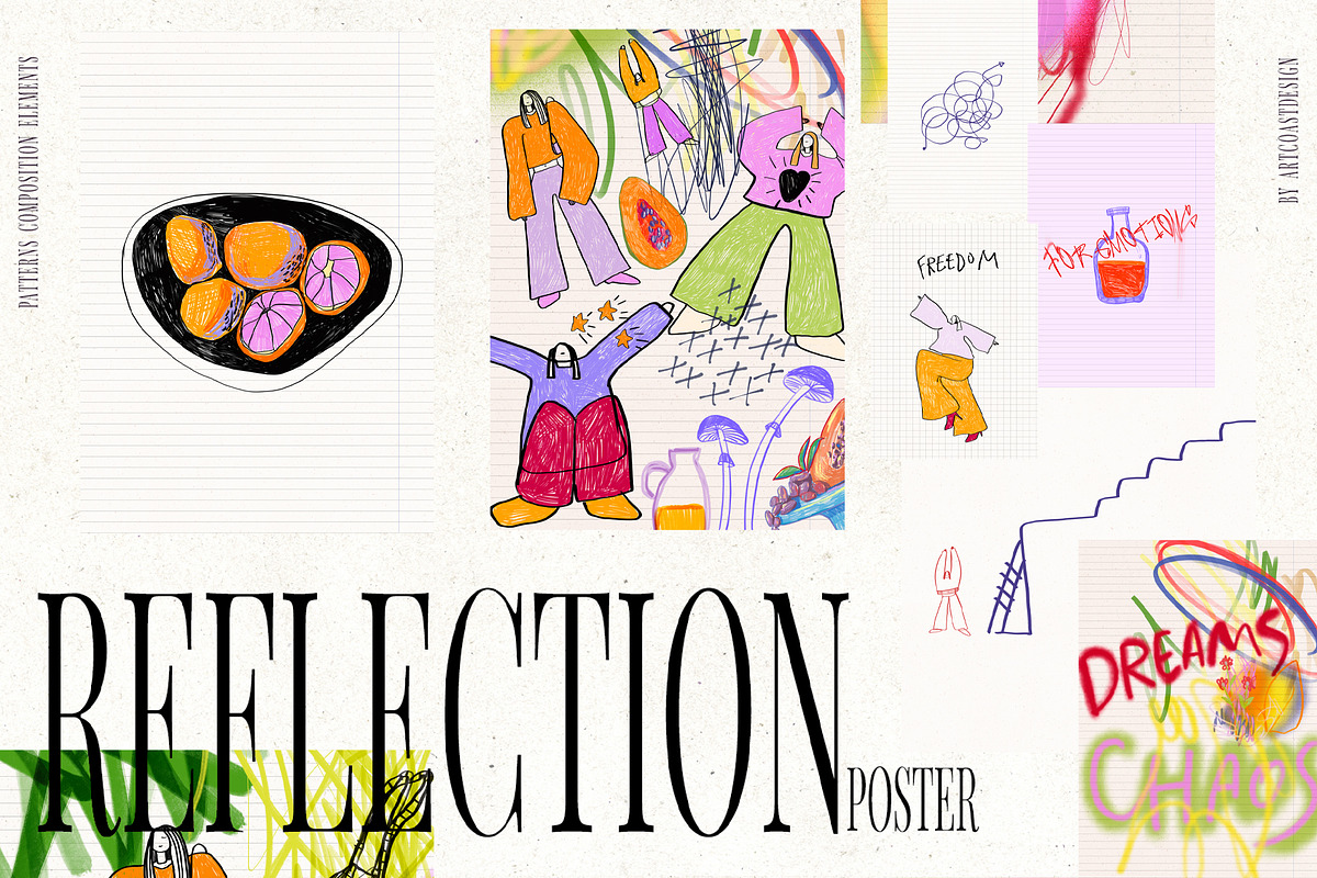Reflection Scribble & Posters, an Object Graphic by nadispasibenko (Photo 14 of 15)