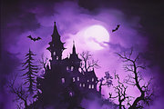 Spooky Silhouettes, a Background Graphic by Printable Treasure (Thumbnail 8 of 10)