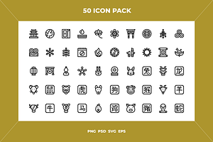 Chinese zodiac icons, an Icon by Wencory