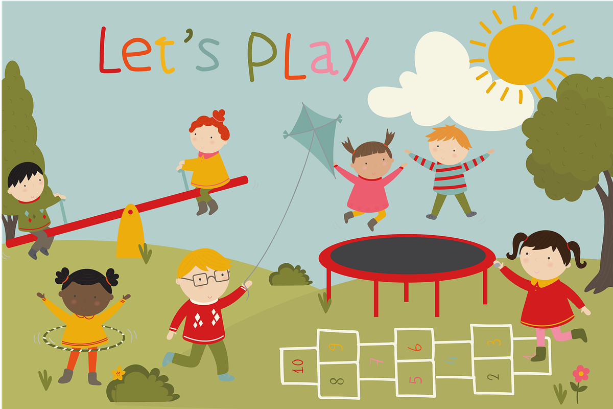 Lets play, an Education Illustration by Poppymoondesign (Photo 1 of 2)