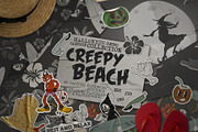Halloween Сreepy Beach Collection, a Seasonal Illustration by Kokoshka (Thumbnail 1 of 16)