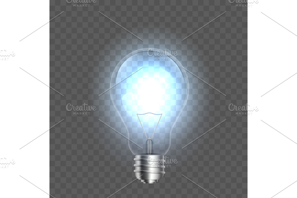 Light bulbs, lightbulb element., a Finance Illustration by HAPPY VECTOR