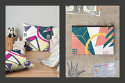 Geometric compositions and cards set, a Texture Graphic by pixelwerk (Thumbnail 4 of 4)