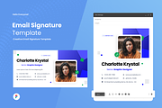 Graphic Designer - Email Signature, an UI Kit Template by SquidPixey (Thumbnail 1 of 4)
