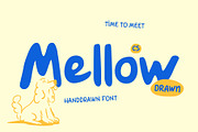 CS Mellow Drawn, a Handwritten Font by Craft Supply Co. (Thumbnail 1 of 8)