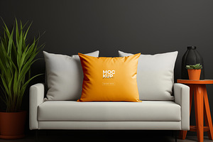 Pillow Mockup Generated With AI