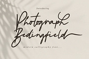 Photograph Bedingfield - Calligraphy, a Handwritten Font by Anxiety Studio (Thumbnail 1 of 9)
