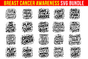 20 Breast Cancer Awareness SVG, an Object Graphic by himelgfx (Thumbnail 1 of 3)