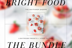15 Food LR Presets + Video LUTs, a Preset Add-On by TheWayfarerShoppe