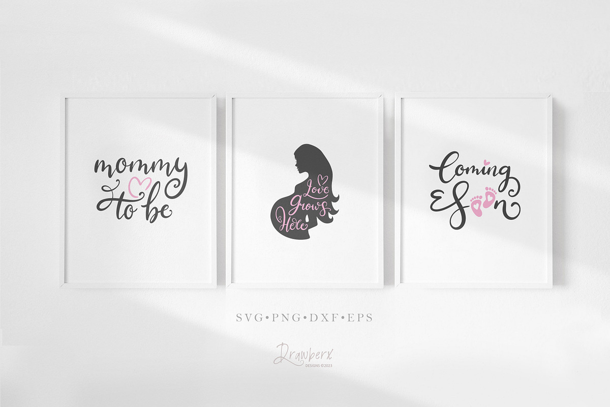 Mom to Be Svg, Pregnancy 014 015, a Graphic by Drawberx (Photo 7 of 12)