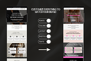 Canva sales page Website Template, a Landing Page Template by My Template Studio (Thumbnail 4 of 6)