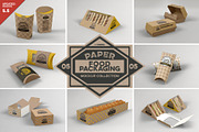 VOL.5: Food Box Packaging Mockups, a Packaging Mockup by INCDesign (Thumbnail 1 of 21)