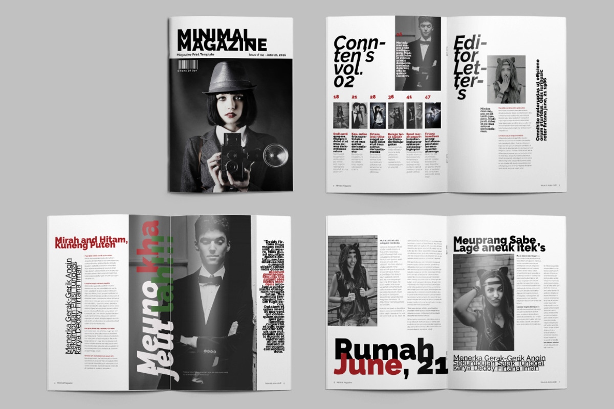 Minimal Magazine, a Magazine Template by Firtana (Photo 6 of 14)