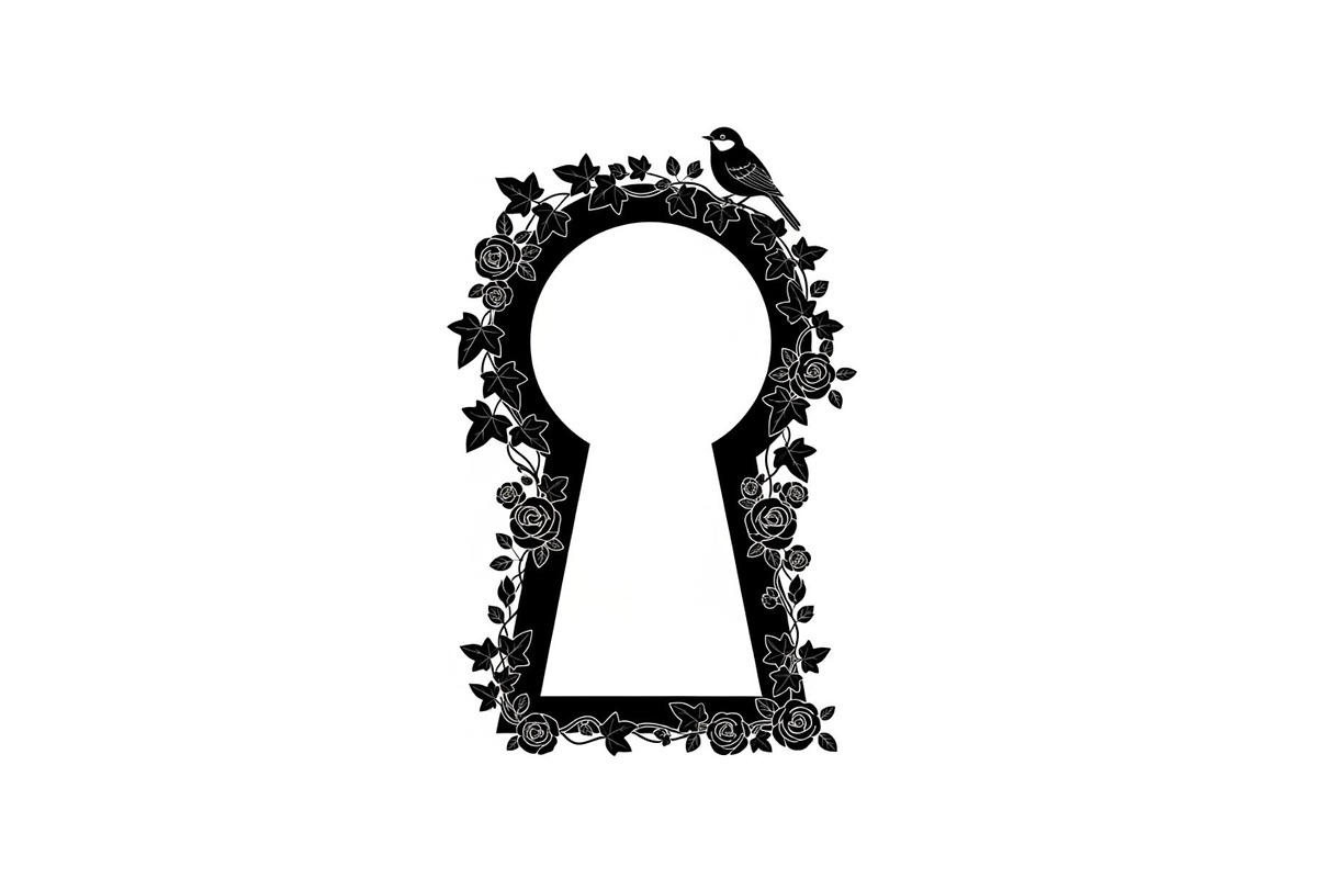 Floral Keyhole Frame SVG Bundle, an Illustration by Designs_River (Photo 11 of 31)