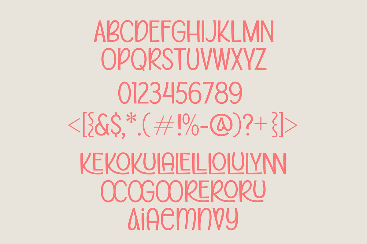 Blyenna - Sans Serif Display Font, a Sans Serif Font by Luna Shop (Photo 2 of 5)