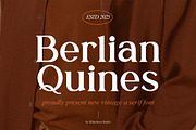 Berlian Quines || Vintage Serif Font, a Serif Font by Idea Studio (Thumbnail 1 of 5)