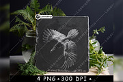 Flying Raven Mysterious Dark Circle, a Background Graphic by LaseredNinja (Thumbnail 7 of 7)