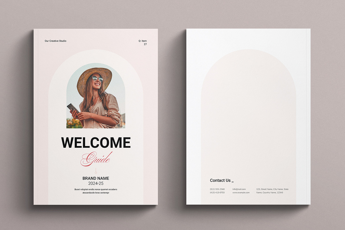 Welcome Guide Template, a Brochure Template by E-Type