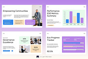 ESG Corporate Report Pitch Deck, a Presentation Template by Claymoon Lab (Thumbnail 5 of 7)