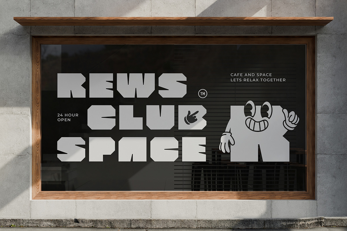 Kaizr Box -  Modern Bold Boxy Logo, a Sans Serif Font by Typia Nesia (Photo 8 of 12)