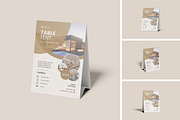Table Tent Mockup, an Advertising Mockup by YurnalisPerix (Thumbnail 1 of 5)