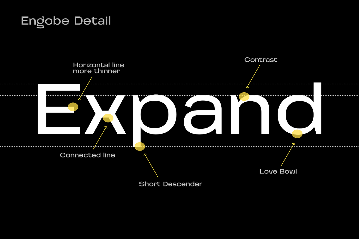 Engobe Expanded, a Sans Serif Font by Fridaytype (Photo 5 of 12)