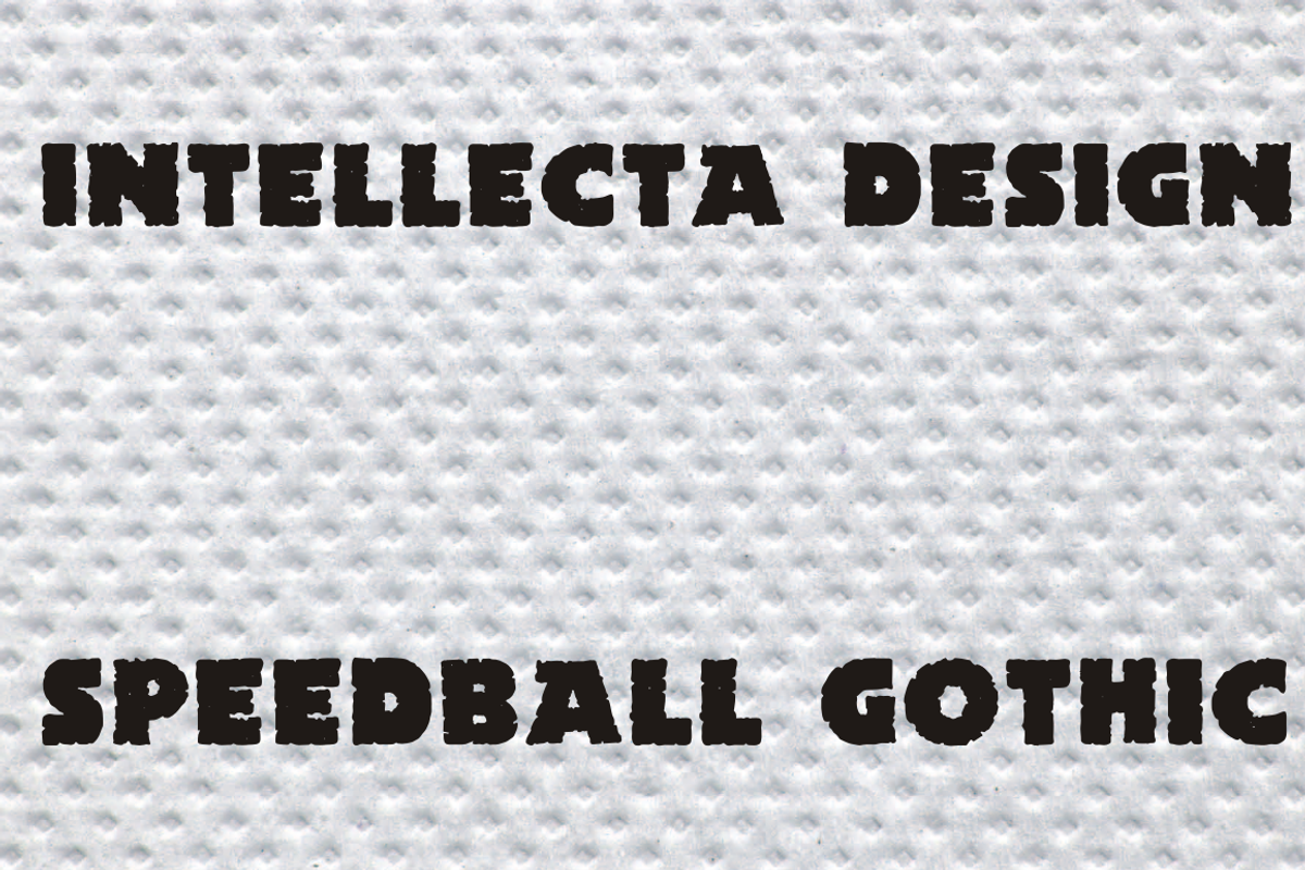 SpeedBall Gothic