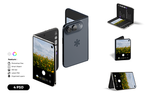 Flip iPhone Duo Mockup