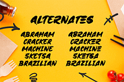 Scribles – A Brush Font, a Handwritten Font by overlaytemplates (Thumbnail 5 of 5)