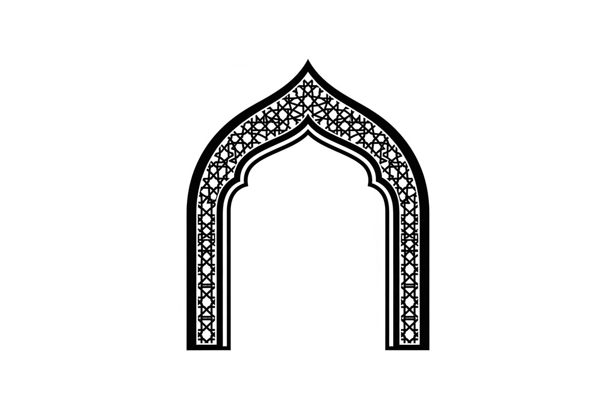 Islamic Arch Window Vector Bundle, an Illustration by yasushie (Photo 2 of 51)