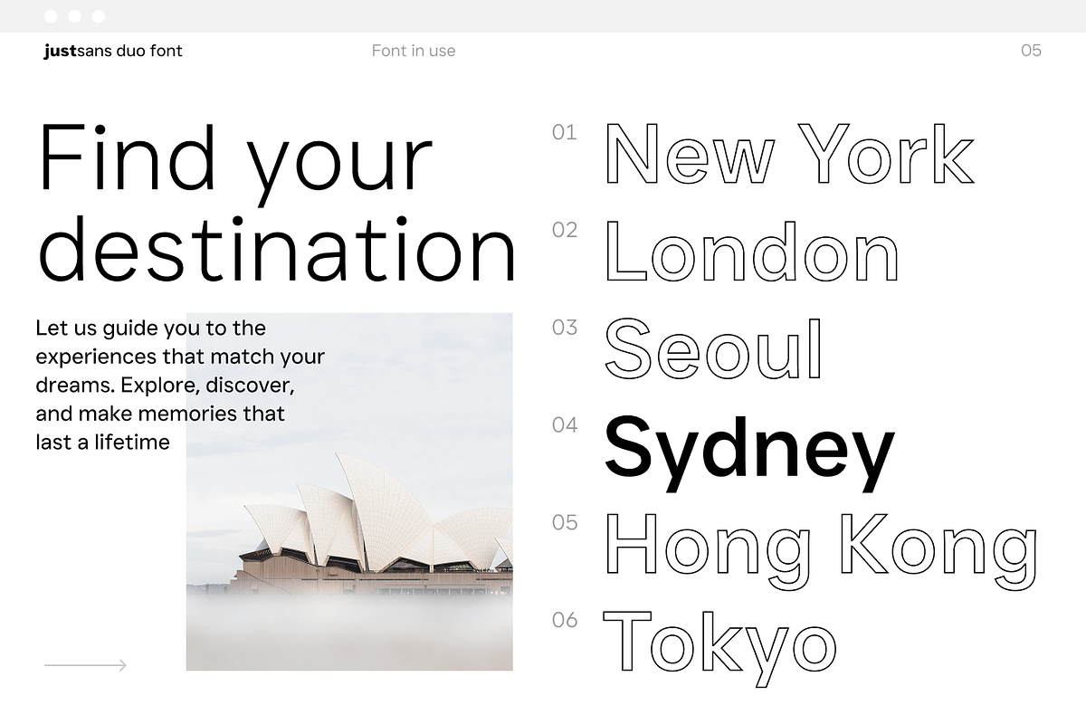 JUST Sans Font Duo — Clean + Outline, a Sans Serif Font by JUST Creative (Photo 5 of 13)