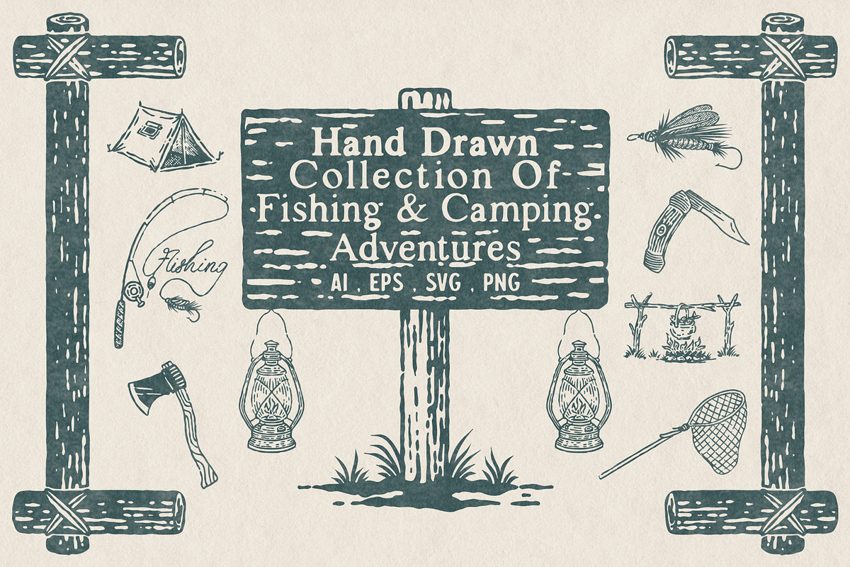 Outdoor Collection Illustration, an Illustration by shoutherntown (Photo 1 of 4)