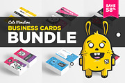 Cute Monsters Business Card Bundle, a Business Card Template by Odin_Design (Thumbnail 1 of 12)
