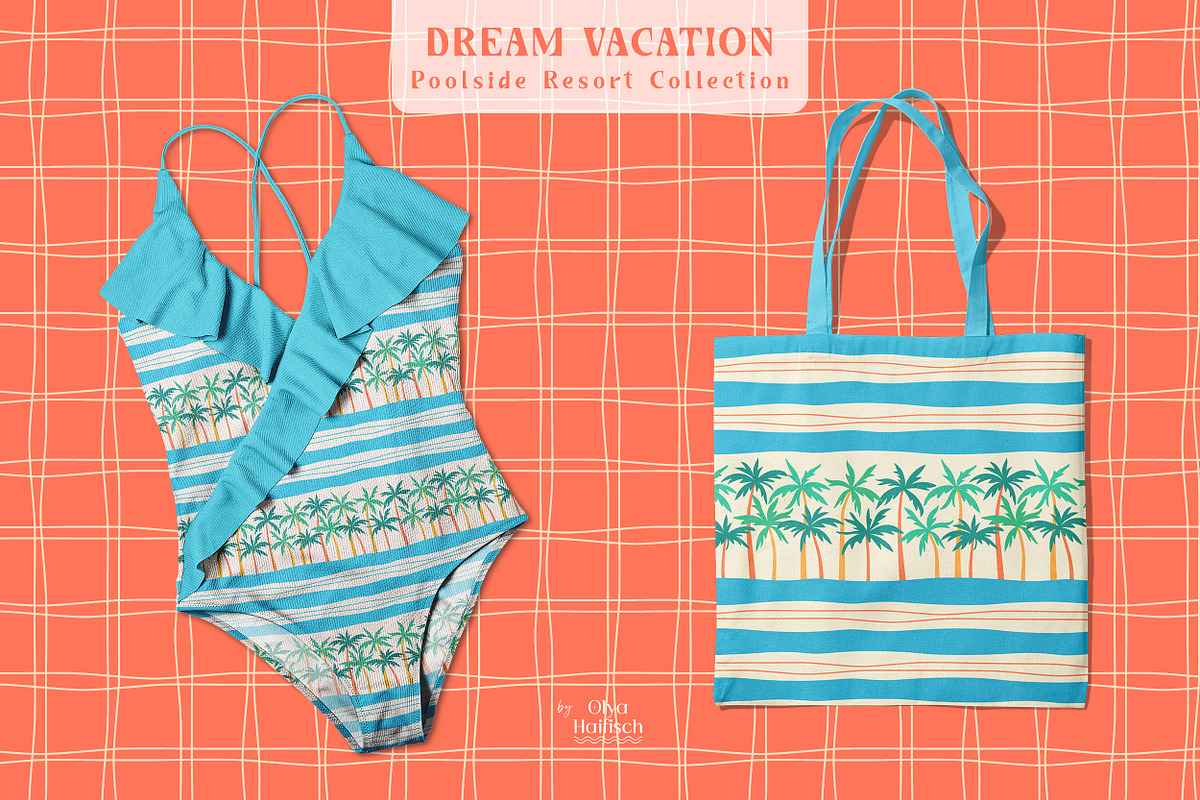 Dream Vacation Vector Collection, a Seasonal Illustration by Olya Haifisch (Photo 4 of 12)