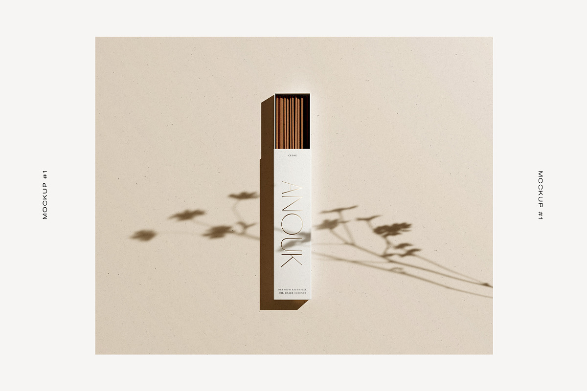 Incense Packaging Mockups – Anouk, a Packaging Mockup by October November (Photo 2 of 10)