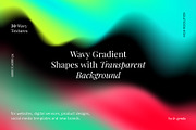Vibrant Wavy Gradient Shapes, a Texture Graphic by le-genda (Thumbnail 1 of 14)