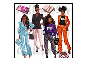 Lady Boss Clipart, an Illustration by CraftCrateShop (Thumbnail 6 of 8)