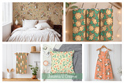 Spring Bunny Seamless Pattern Design, an Illustration by Johanna V. Creative (Thumbnail 2 of 7)