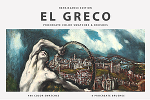 El Greco Procreate Brushes