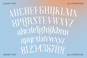 Quagey - Psychedelic Typeface, a Serif Font by Craft Supply Co. (Thumbnail 8 of 8)
