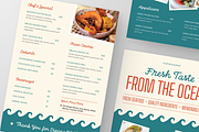Seafood Restaurant Menu, a Flyer Template by Annora Studio (Thumbnail 6 of 6)
