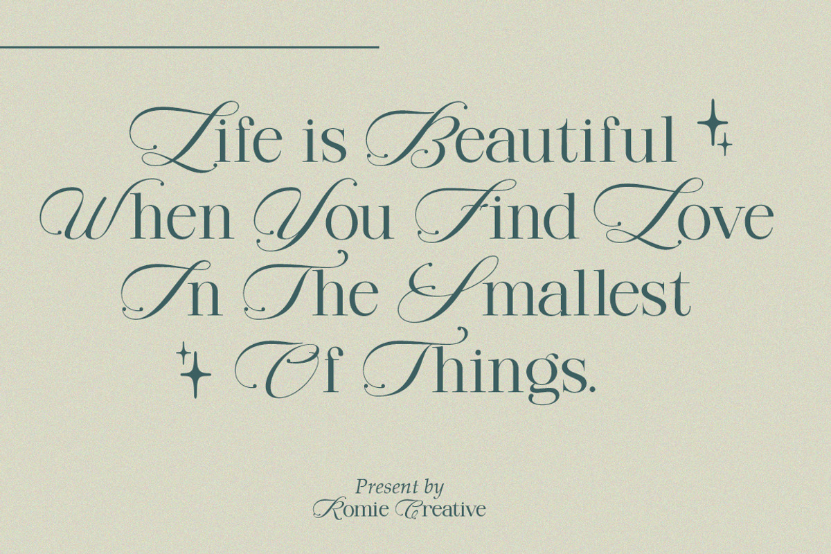 Marleys, a Serif Font by Romiecreative (Photo 10 of 12)