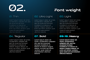 Stellar font family Exelancer Extra, a Sans Serif Font by popskraft (Thumbnail 7 of 10)