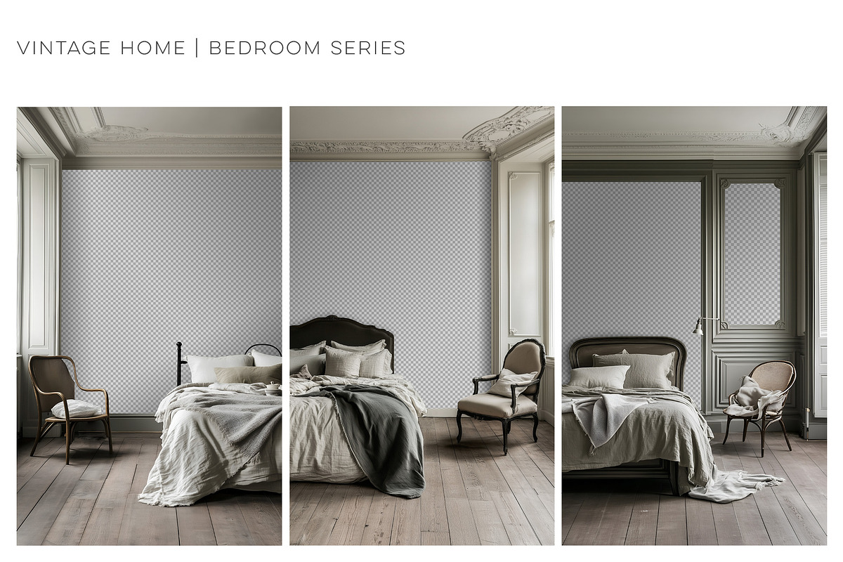 24 Parisian Wallpaper Mockup Bundle, a Household Mockup by Blixa 6 Studios (Photo 3 of 20)
