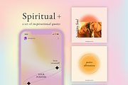 MISTI - Spiritual IG Canva Templates, a Social Media Template by dunagency (Thumbnail 2 of 5)