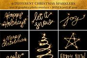 Christmas Sparklers photo overlyas, an Object Graphic by BrownLeopard (Thumbnail 2 of 10)